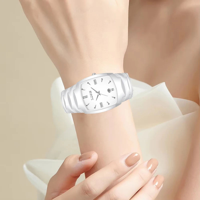 LIGE Calendar Steel Ladies Watch