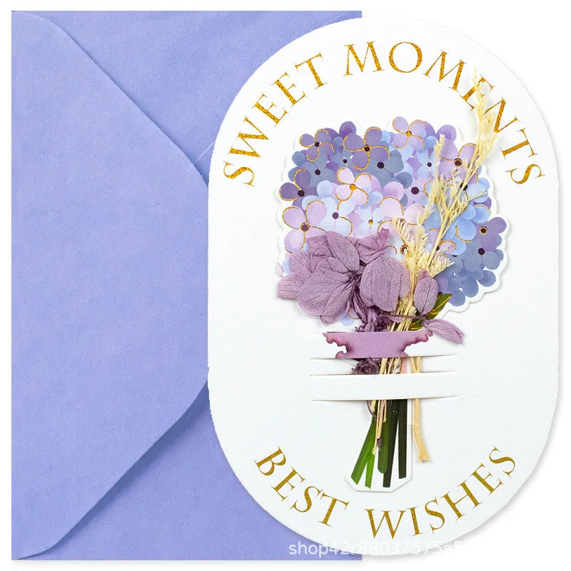 Flower Greeting Card Thank You Gift
