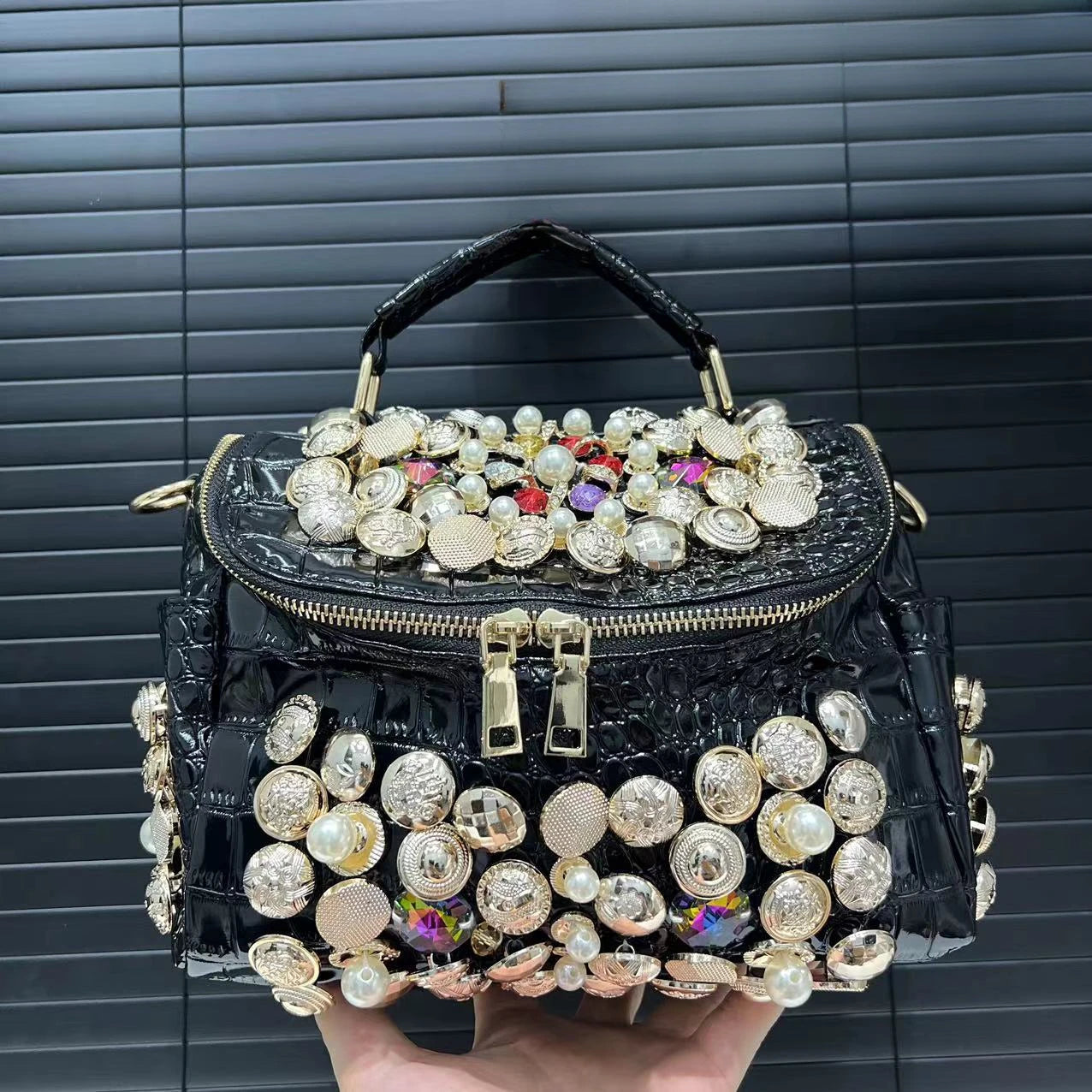 Diamond Evening Crossbody Bag