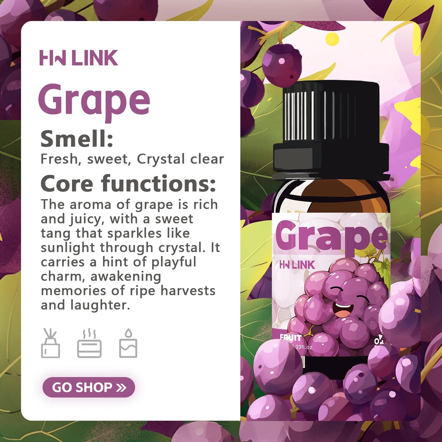 Grape Essential Oil Aromatherapy DIY 10ml