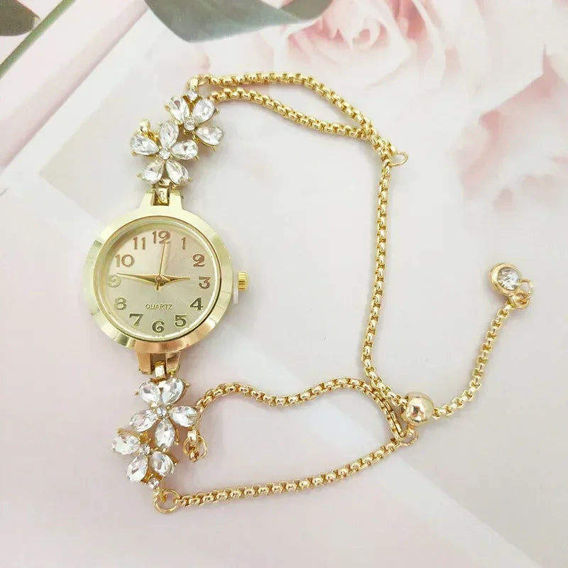 Women's Luxury Gold Bracelet Watch