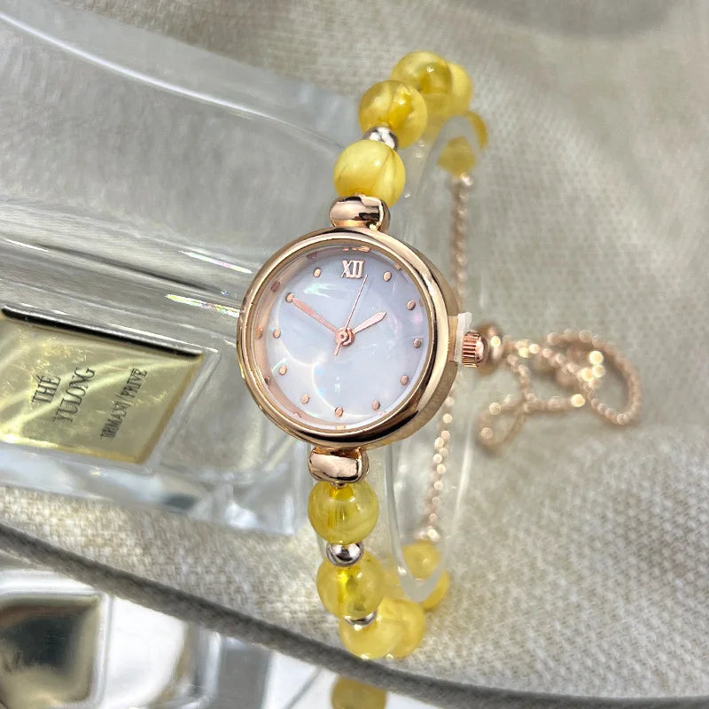 Beaded Bracelet Ladies Watch