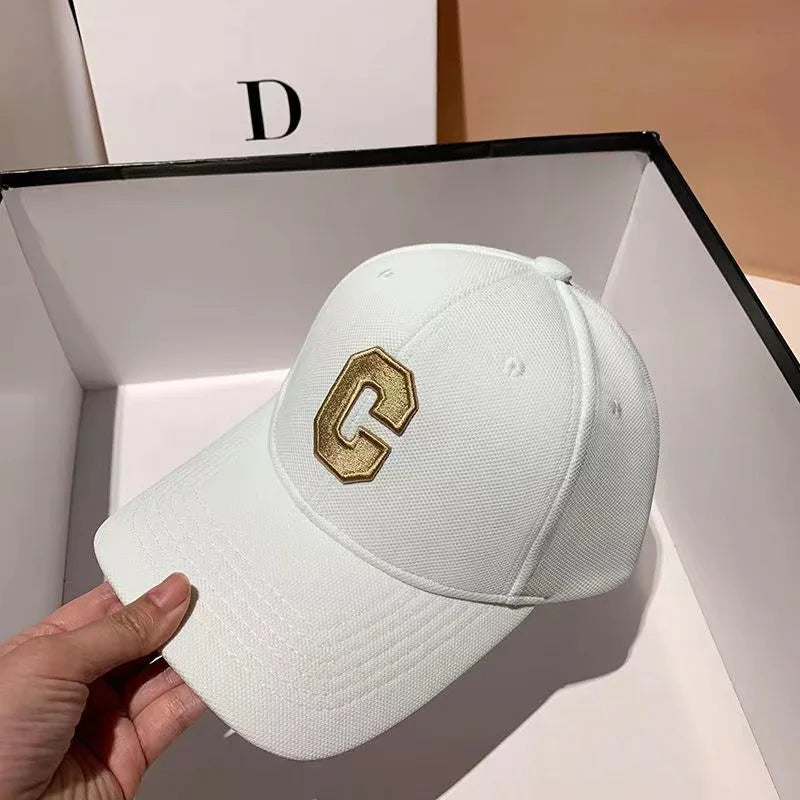 Letter Embroidered Baseball Cap
