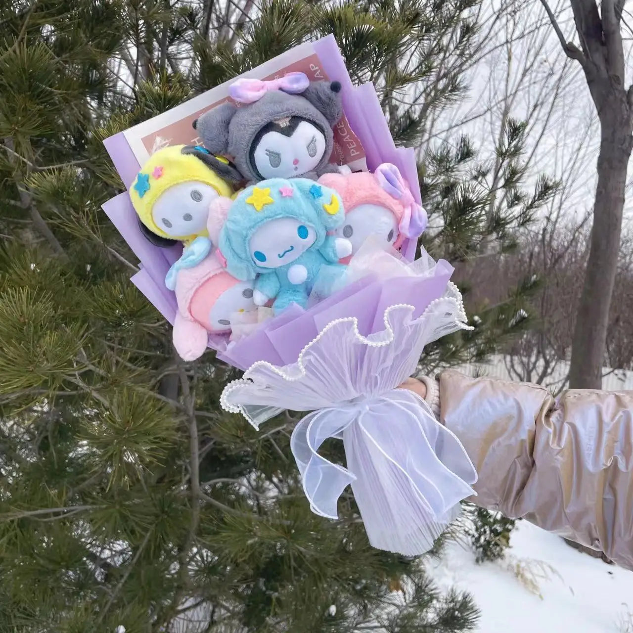 Plush Cartoon Bouquet Gift