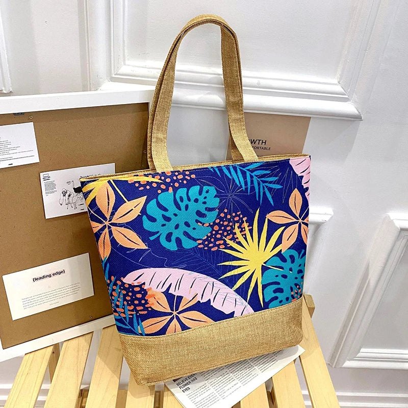 Floral Large Tote Shoulder Bag