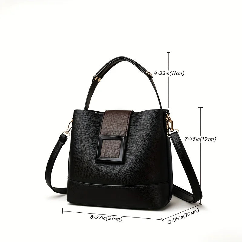 Bucket Crossbody Zipper Bag