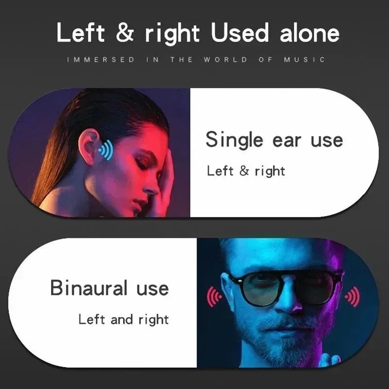 T75 Bone Conduction Bluetooth 5.3 Sports Headphones