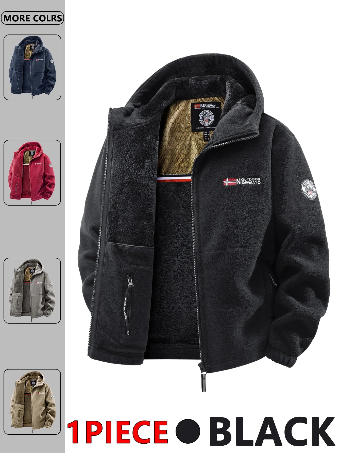 Men's Hooded Outdoor Jacket