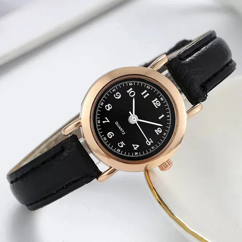 Retro Leather Ladies Watch