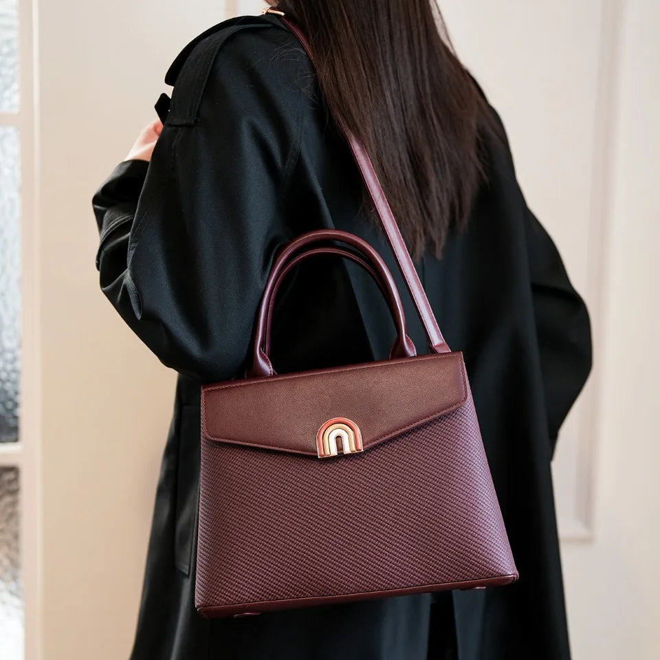 Elegant PU Leather Tote Bag
