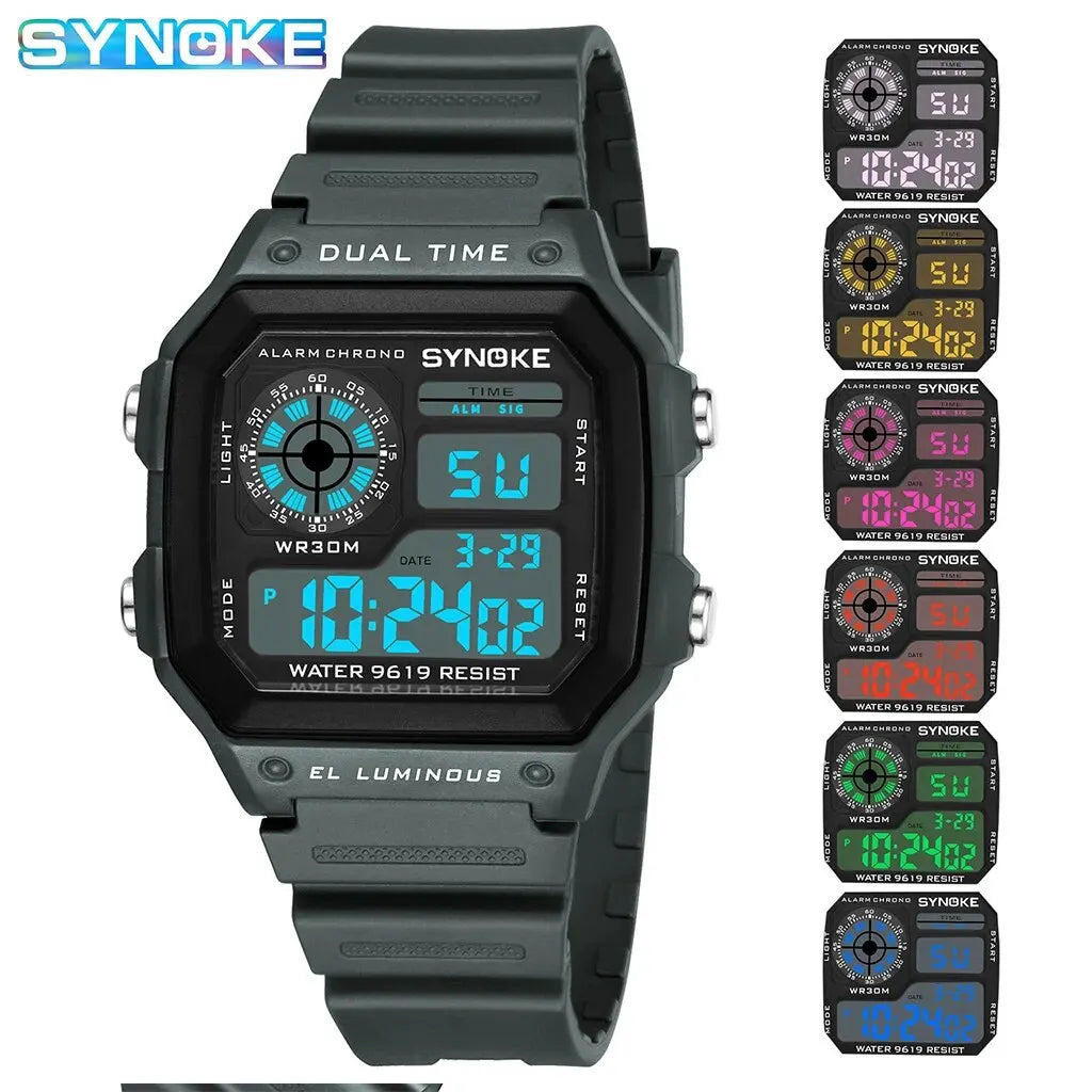 SYNOKE Digital Sport Watch