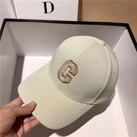 Letter Embroidered Baseball Cap