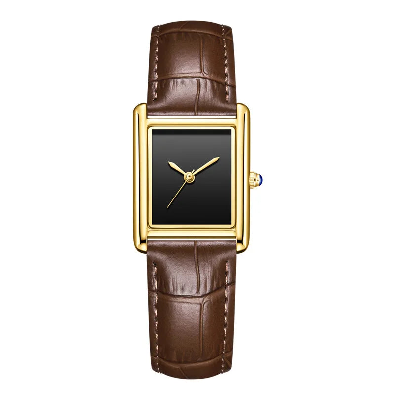 Couple Leather Quartz Watch Set