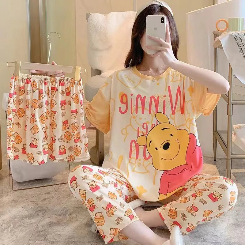 Women's Sweet Cartoon Pajama Set