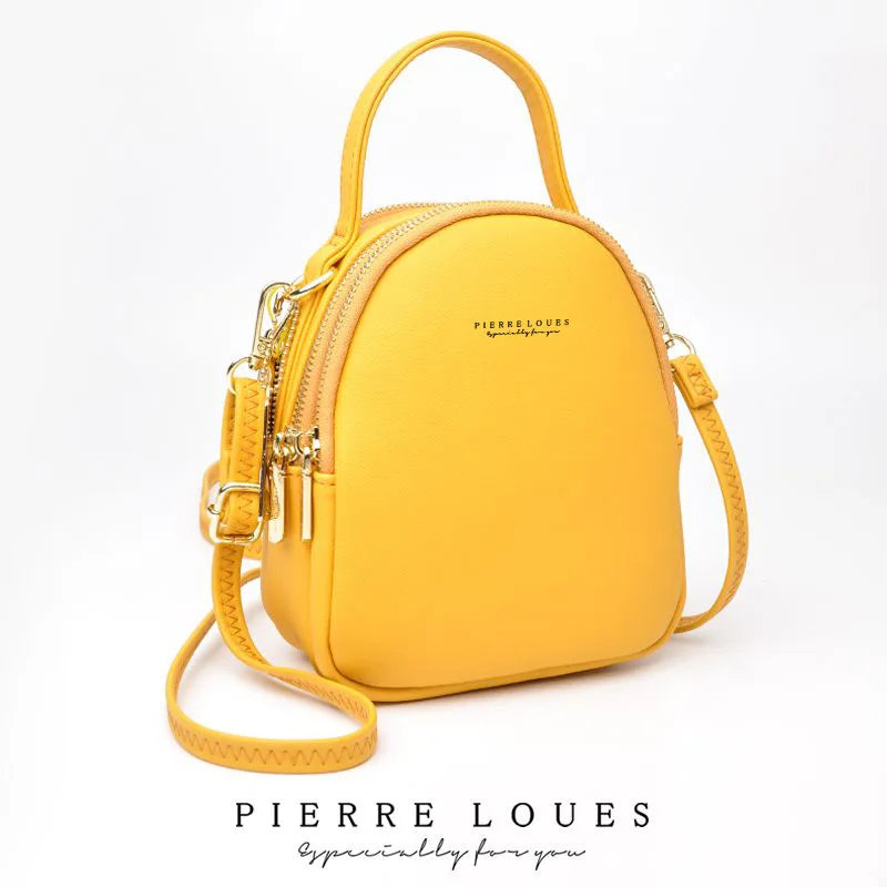 Mini Leather Backpack Shoulder
