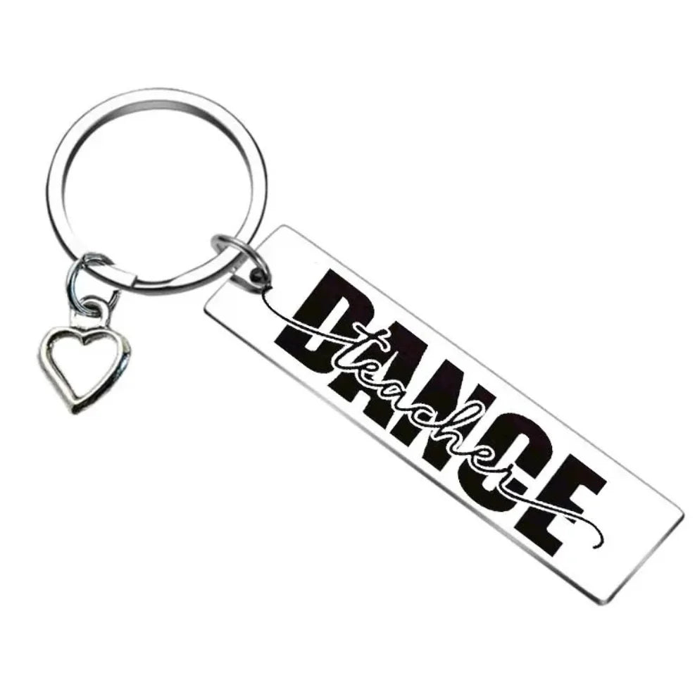 Dance Teacher Appreciation Keychain Gift