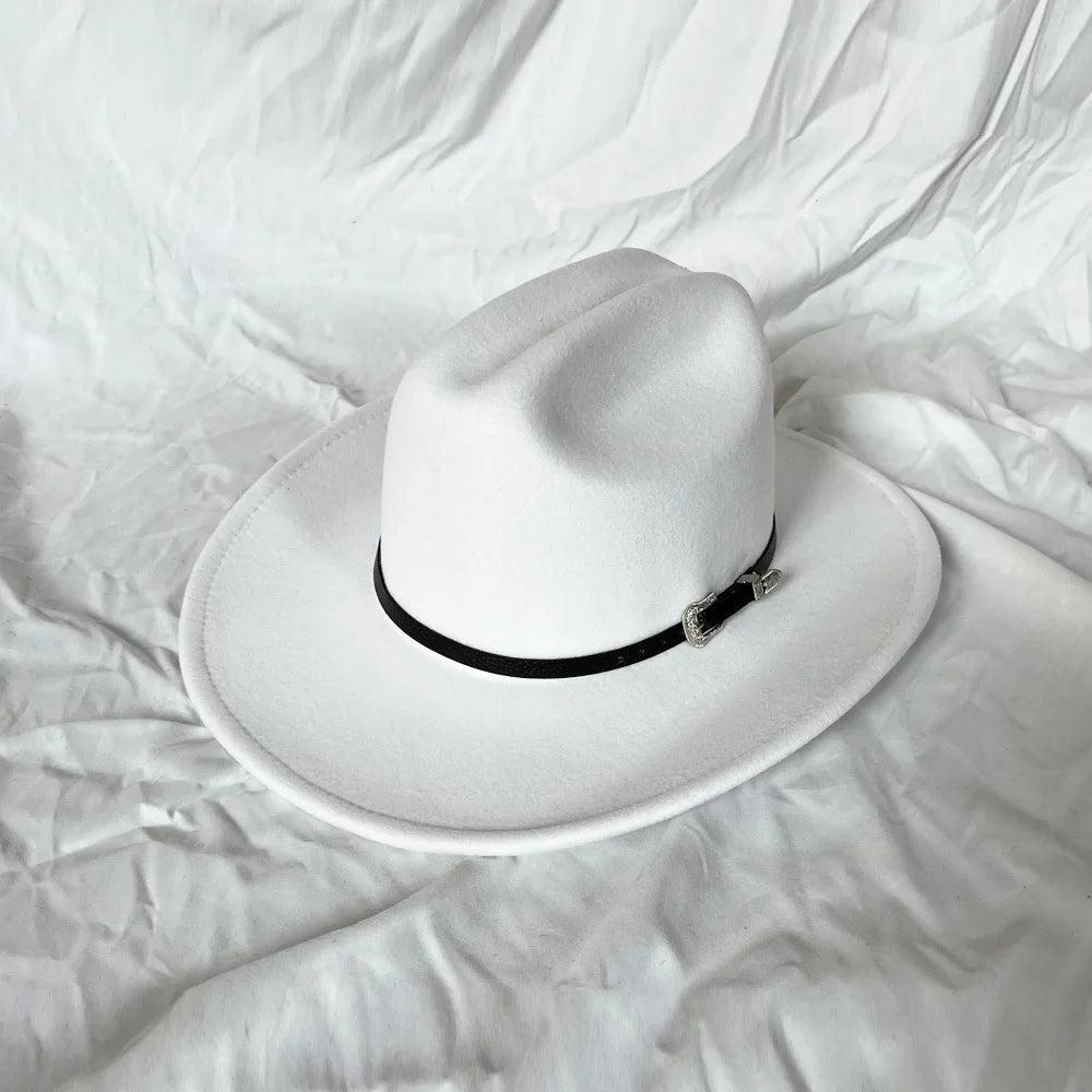 Vintage Wide Brim Cowboy Hat