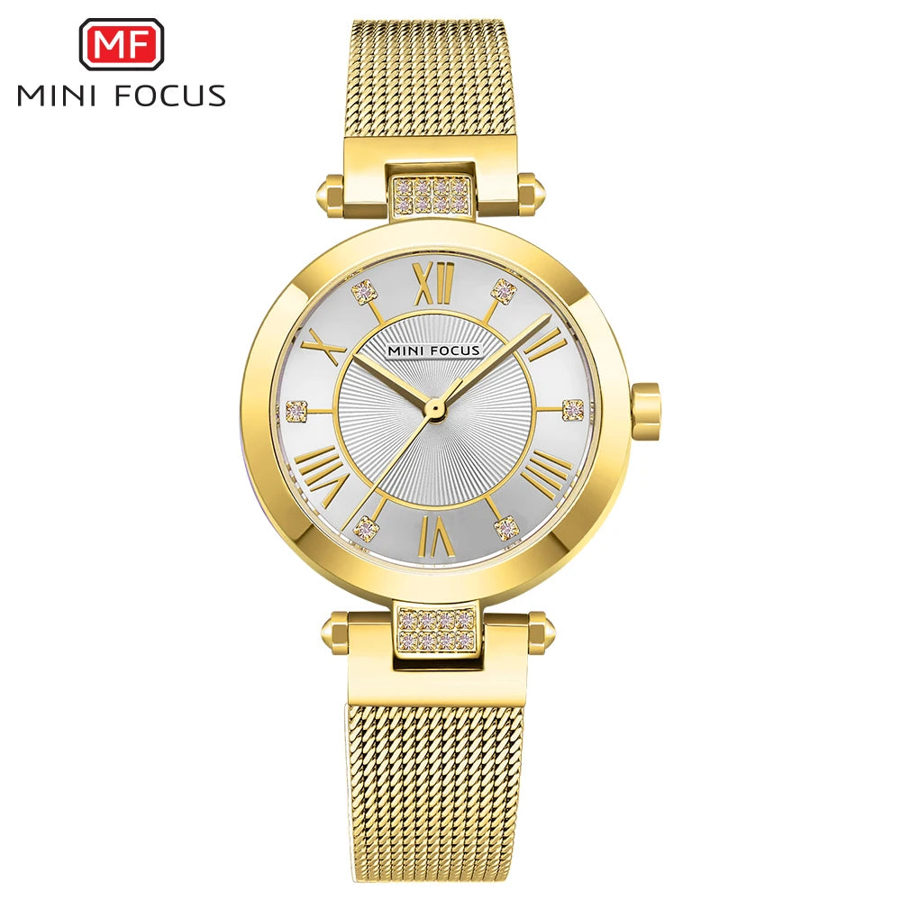 Silver Mesh Belt Ladies Watch