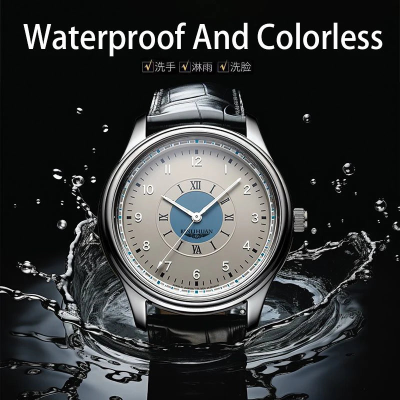 Men's Luxury Leather Quartz Watch
