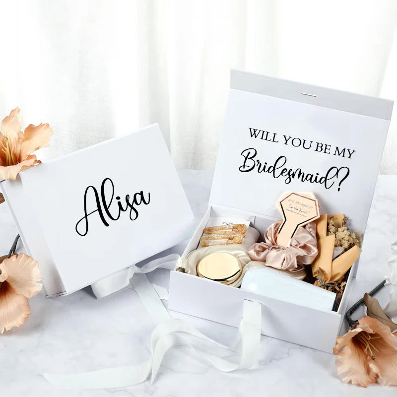 Custom Magnetic Gift Box Bridesmaid Wedding