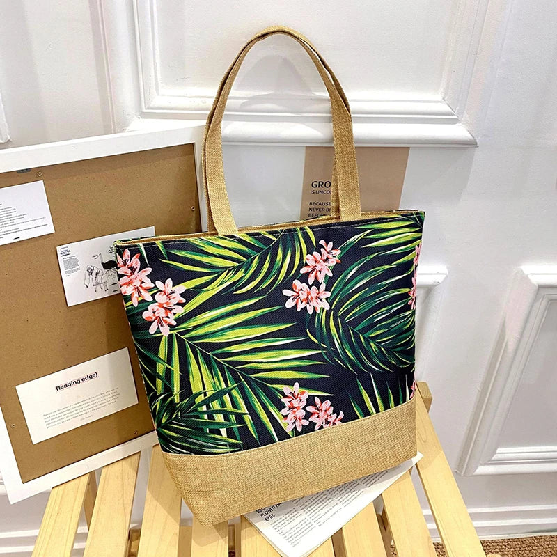 Floral Large Tote Shoulder Bag