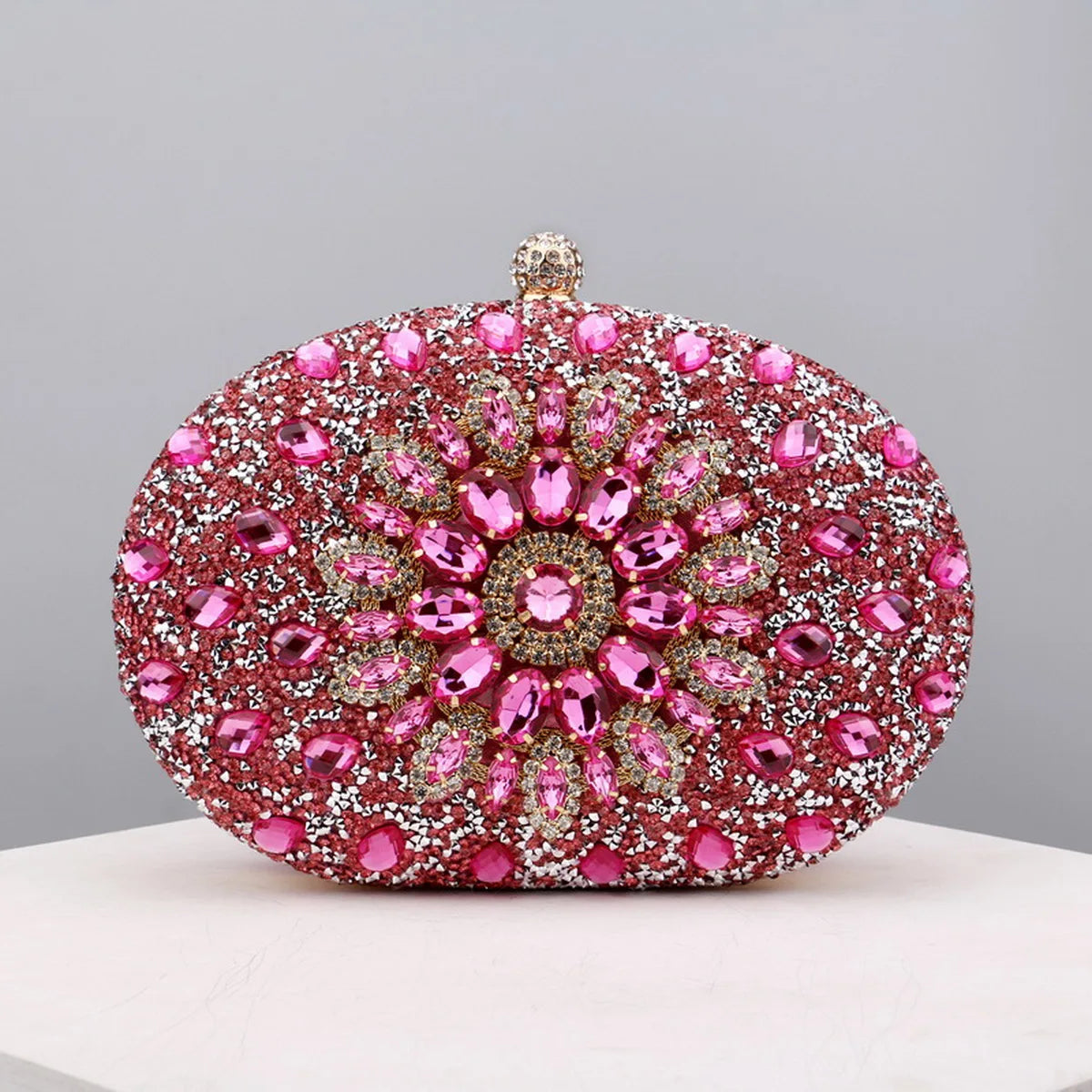 Rhinestone Diamond Evening Clutch