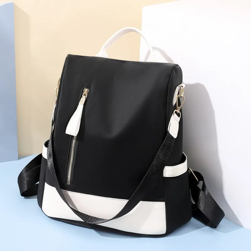 Leather Backpack Anti Theft