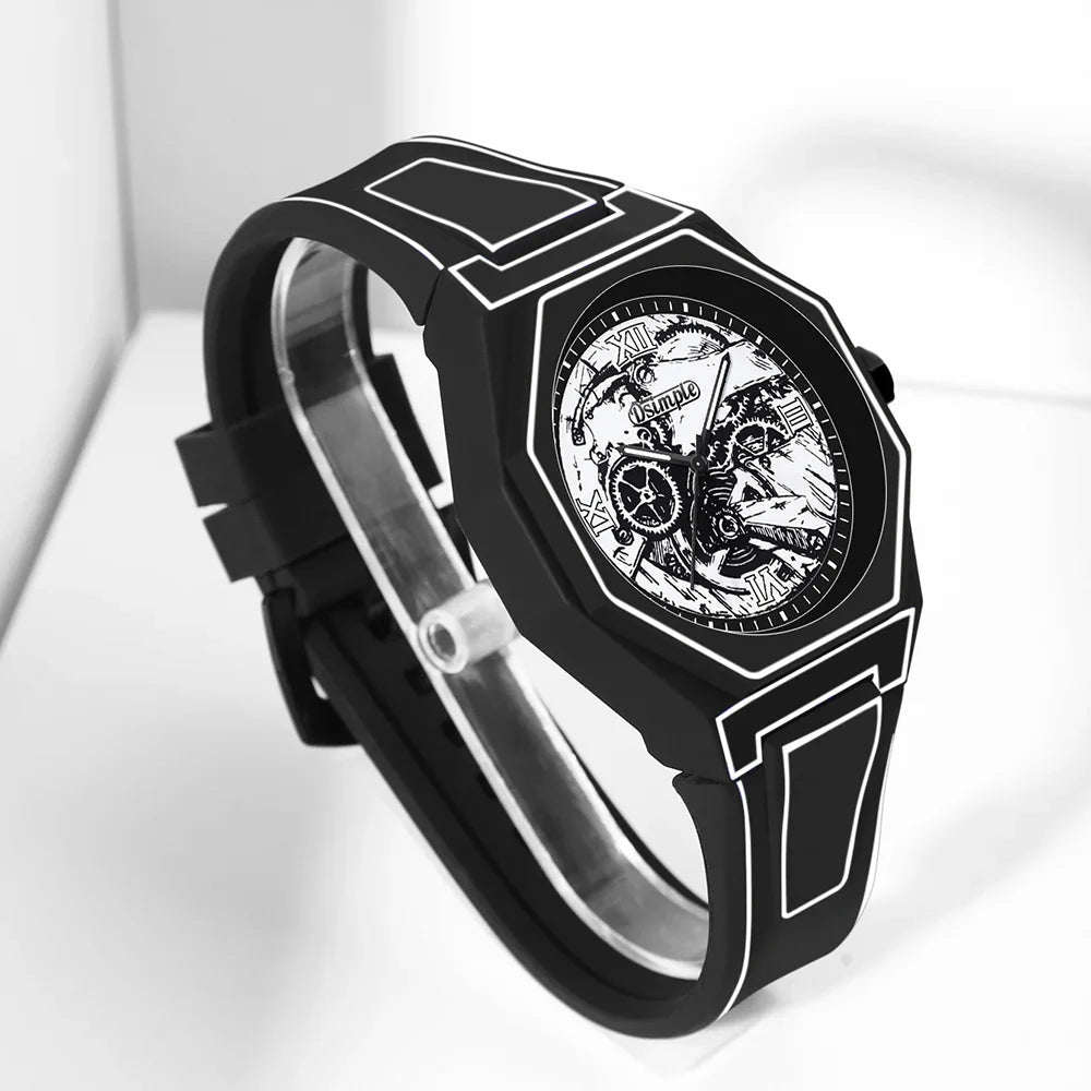 Silicone Strap Men's Casual Watch