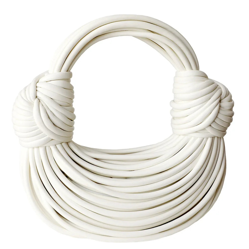 Woven Rope Hobo Evening Bag