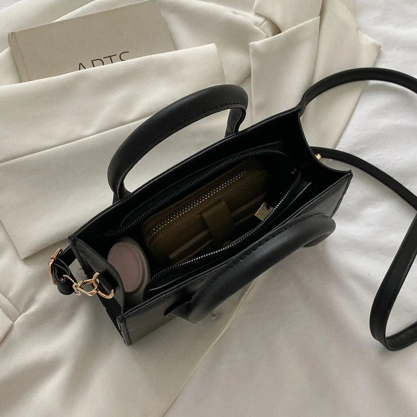 Women's PU Leather Large Travel Tote Bag