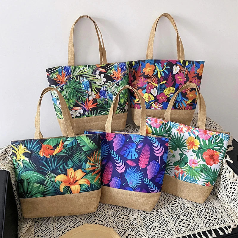 Floral Large Tote Shoulder Bag
