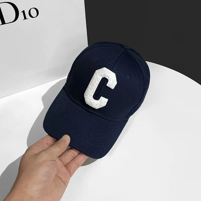 Letter Embroidered Baseball Cap