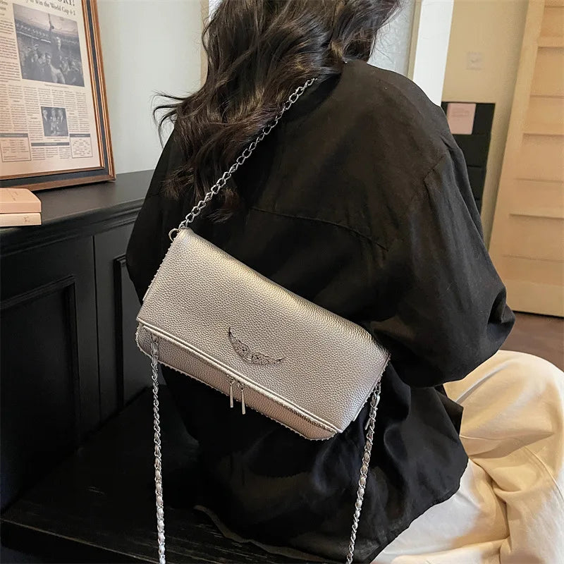 Women's Retro Chain Shoulder Crossbody Bag