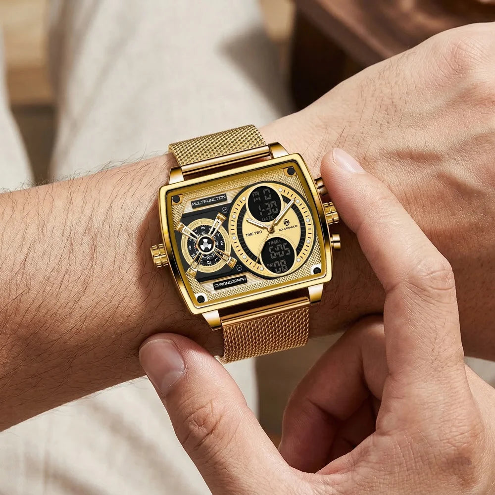 GOLDENHOUR Digital Men Watch