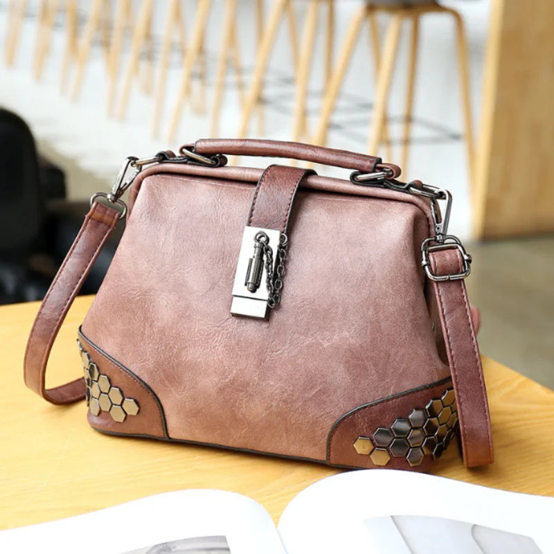 Vintage Leather Shoulder Bag
