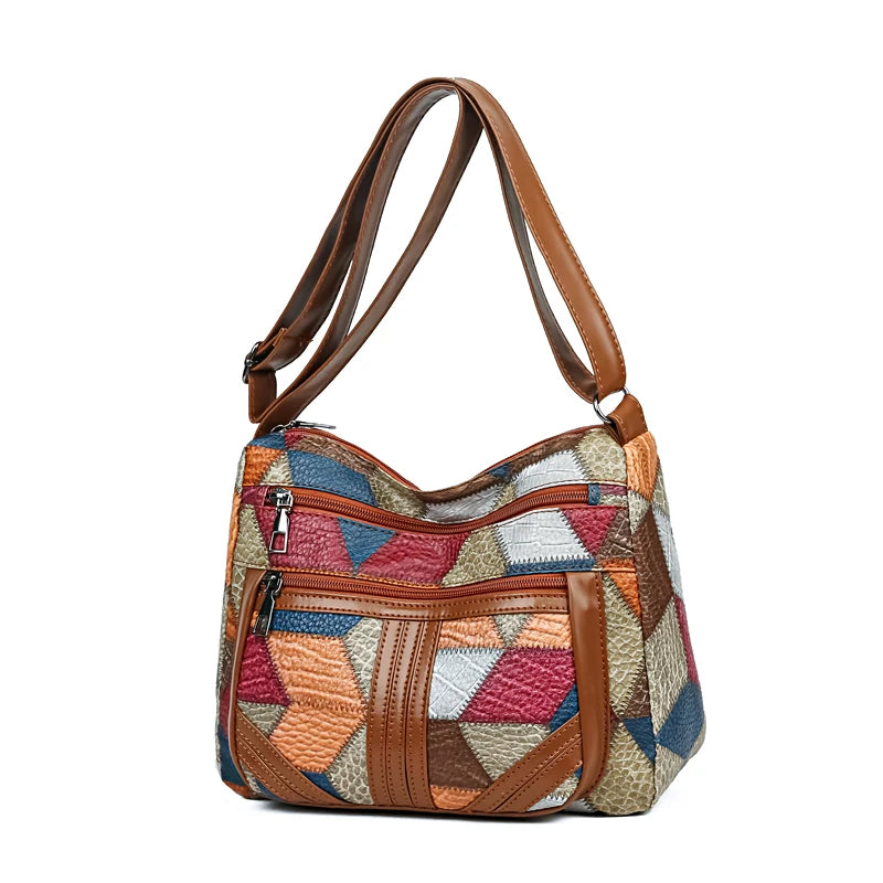 Geometric Colorful Crossbody Bag