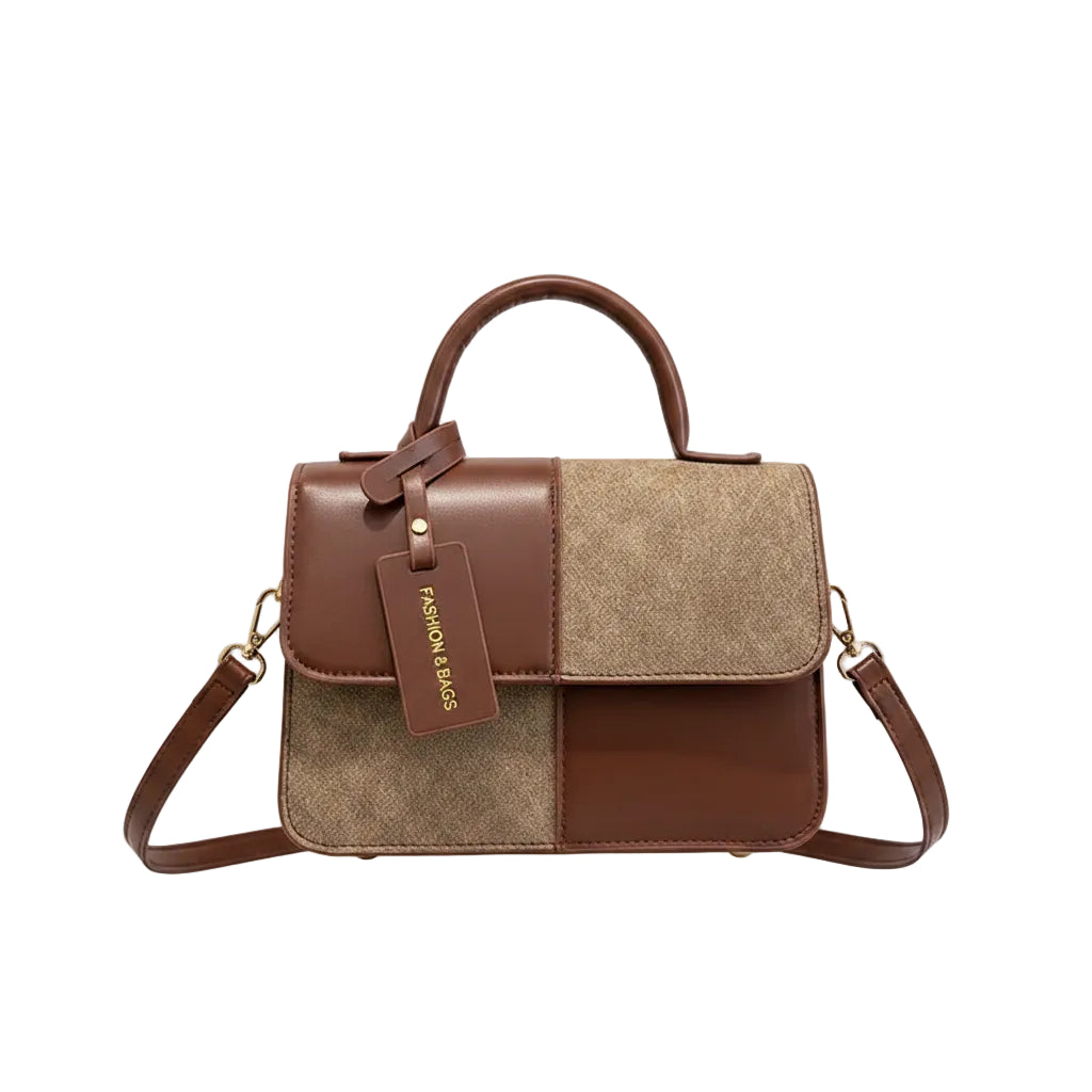 Geometric Snap Closure Tote