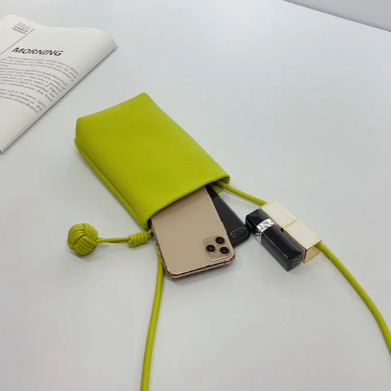 Flap PU Crossbody Phone Purse