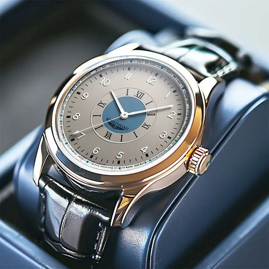 Men's Luxury Leather Quartz Watch
