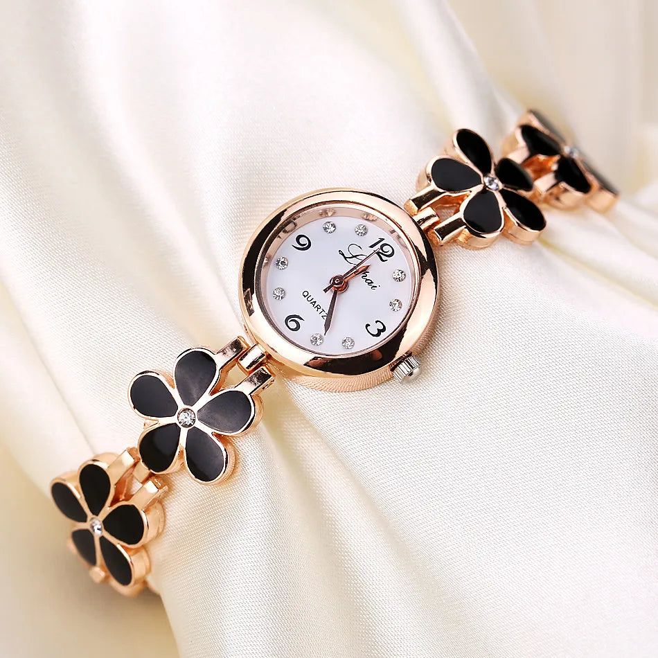 Women's Colored Diamond Bracelet Watch