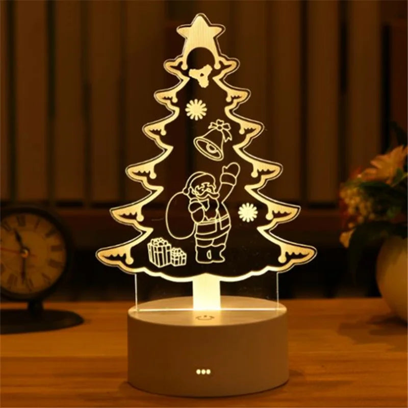 Personalized 3D LED Night Light USB Decor