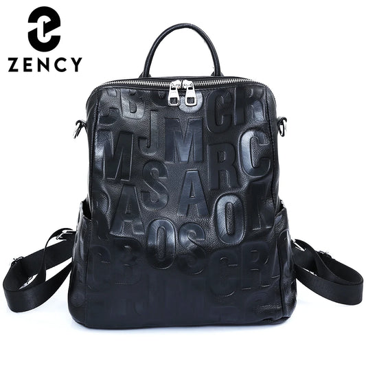 Women's Genuine Leather Backpack School Travel