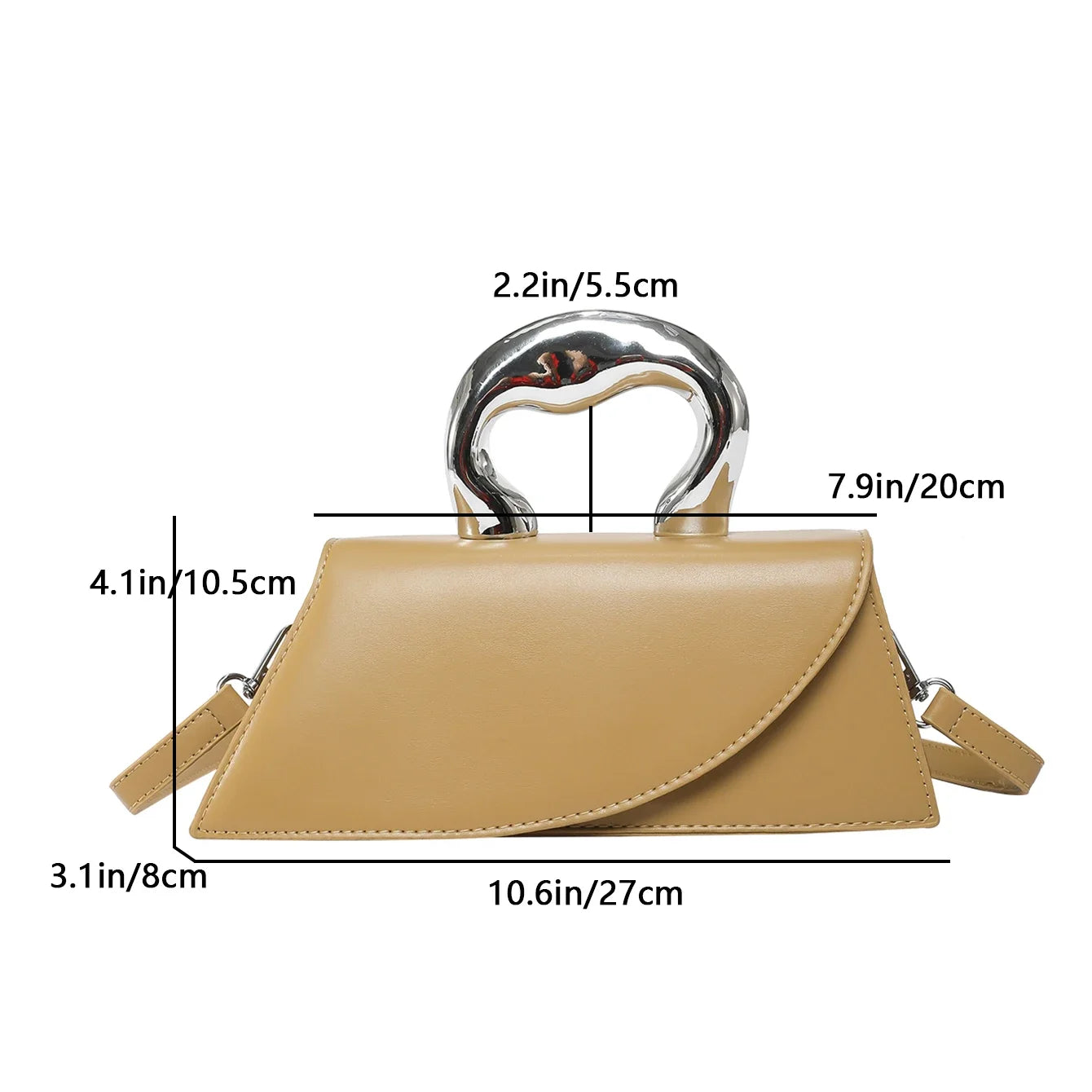 Small PU Leather Tote Bag