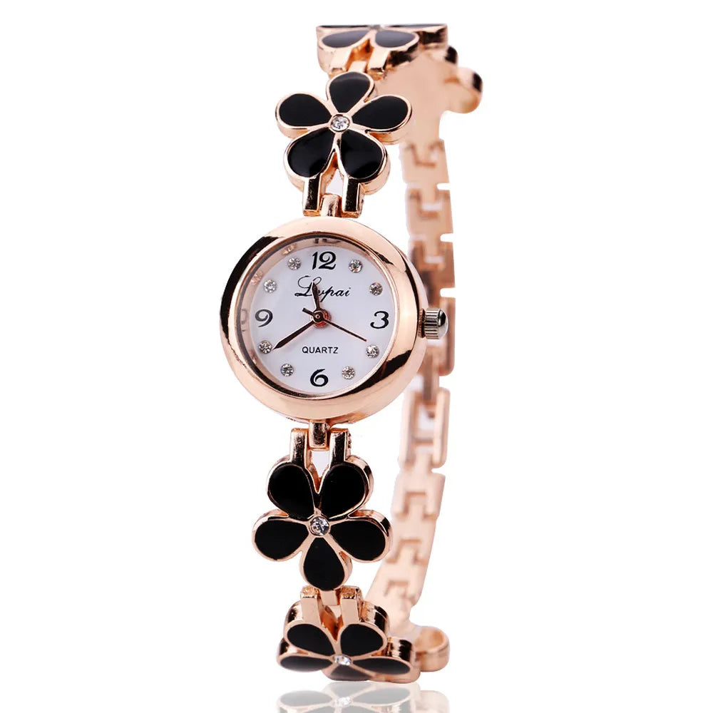 Women's Colored Diamond Bracelet Watch