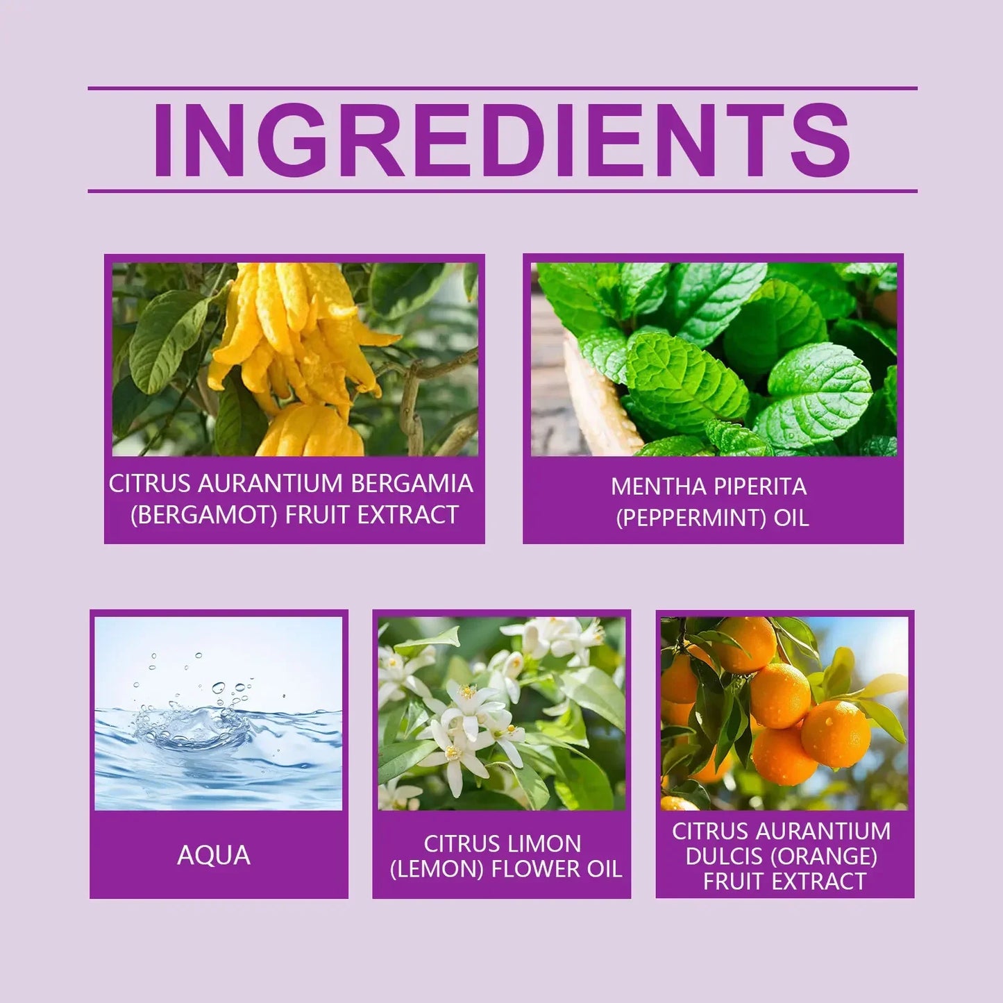 Citrus Summer Perfume Fresh Lasting Spray 15ml