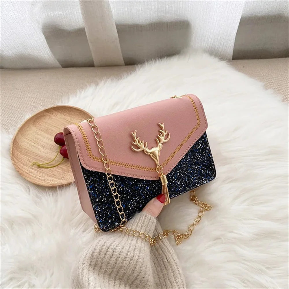 PU Leather Women Shoulder Bag
