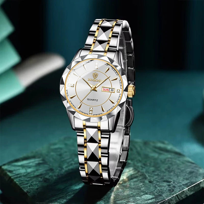 BINBOND Ladies Luminous Quartz Watch
