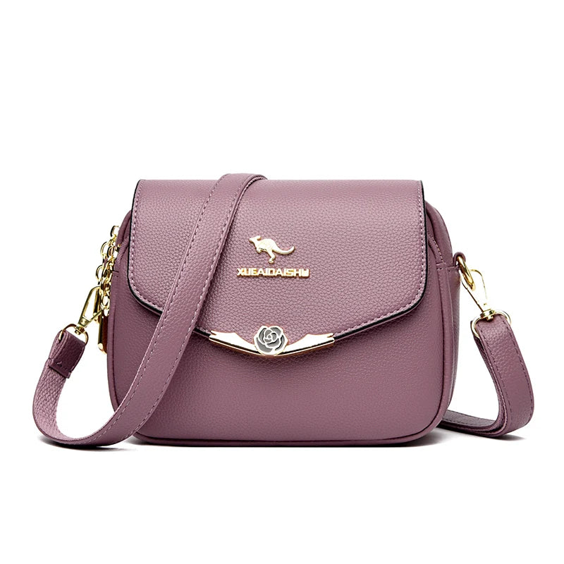 Soft Leather Small Messenger Bag