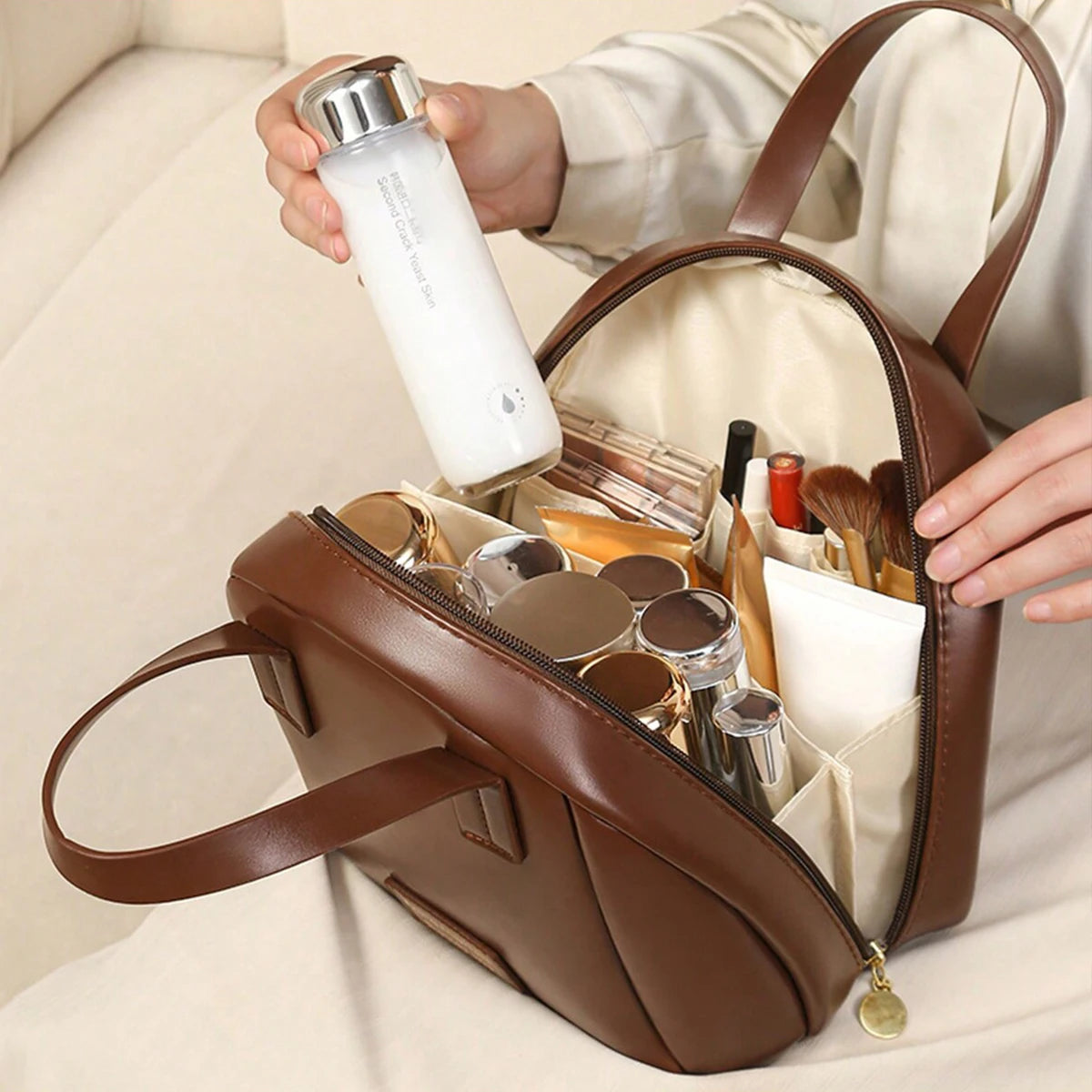 PU Cosmetic Travel Bag