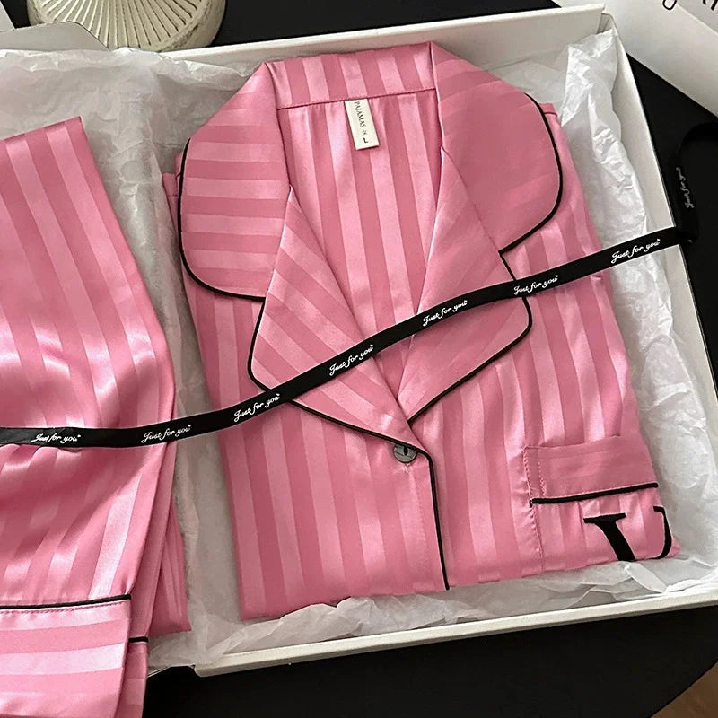 Silk Cool Long-Sleeve Pajama Set